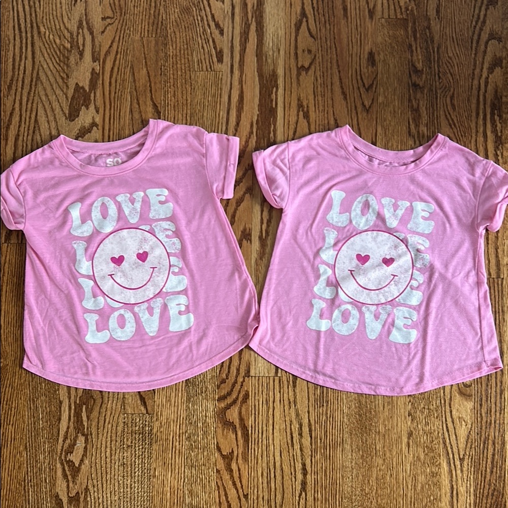SO Love Smiley Face Tshirts